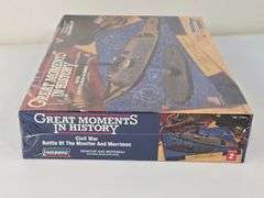Lindberg Civil War Battle of the Monitor and Merrimac Model Kit - Sealed