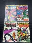 (J) Marvel The Invincible Iron Man Comic Books.