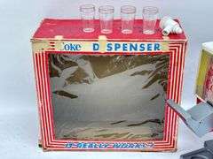 Vintage Coca-Cola Soda Dispenser Toy In Original Box