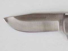(II)  Timber Wolf German Stainless Steel Hunting Knife With Sheath
