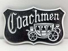 Coachmen Car Club Cast Metal Car Club Plaque