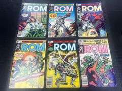 (J) Marvel ROM Spaceknight Comic Books, 1980s