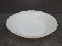 (Q) Vintage Plates, Bowls, And Mini Easter Baskets