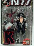 Kiss Gene Simmons Autographed McFarlane Action Figure On Blister Card w/ Signed Card