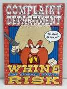 Complaint Department Metal Sign