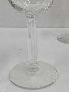 (Q) 9 Libbey Silver Leaf MCM Wine Glasses