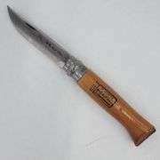(A) Opinel No. 9 Carbon Steel Folding Knife