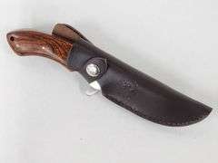 (II)  Timber Wolf German Stainless Steel Hunting Knife With Sheath