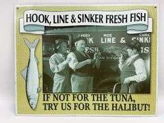 The Three Stooges Metal Sign