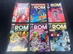 (J) Marvel ROM Spaceknight Comic Books, 1980s