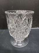 (Q) Waterford & Fostoria Crystal Vases.