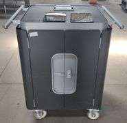 Bretford PowerSync 30 IPad Slot Cart w/ 2 2013 Apple First Gen 16GB IPads (Untested)