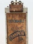 Vintage Champion Spark Plugs Spark Plug Cleaner w/ Original Tin Sign