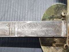 (A) Knights of Pythias Masonic Fraternal Sword