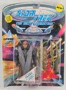 1994 Playmates Star Trek The Next Generation Klingon Gowron 4-1/2" Action Figure On Card