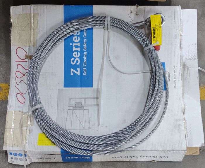 (ZZ) Steel Self-Closing Wire Rope Winch Line - Kraft Auction Service, LLC
