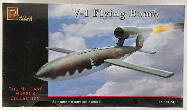 1/18 Scale Pegasus Hobbies V-1 Flying Bomb Model Kit - Sealed Box