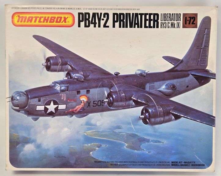 1/72 Scale Matchbox PB4Y-2 Privateer Aircraft Model Kit