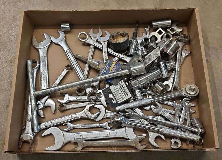 Box Of Various Hand Tool's