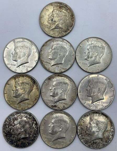 (J) 1966-1983 Silver Half Dollar Coins