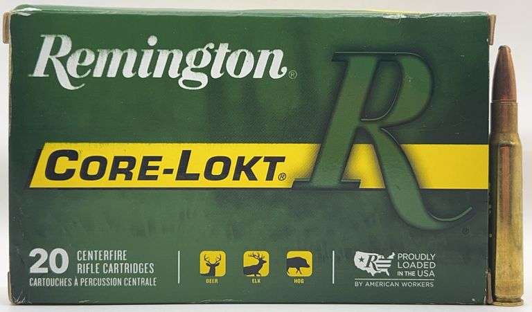 Remington Core-Lokt .30-06 SPRG Centerfire Rifle Cartridges