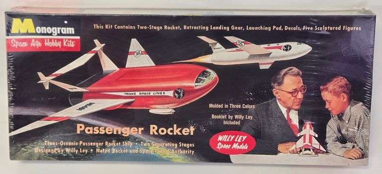 Monogram Space Models Passenger Rocket Model Kit - Sealed
