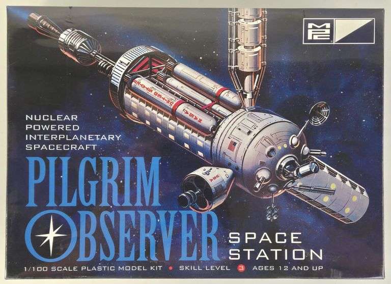 1/100 Scale MPC Pilgrim Observer Space Station Model Kit - Sealed