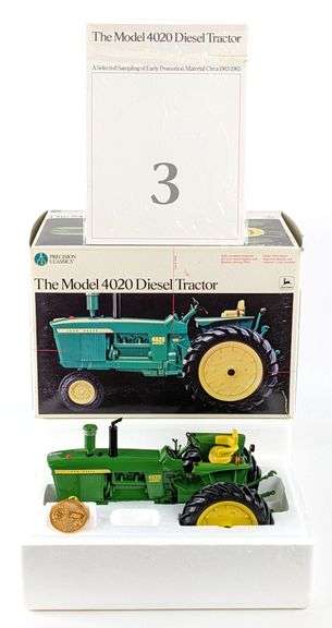1/16 Ertl John Deere 4020 Diesel Tractor Precision Classics #3