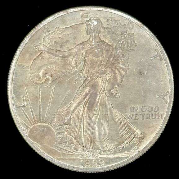 1989 American Eagle Silver Dollar, 1oz Fine Silver