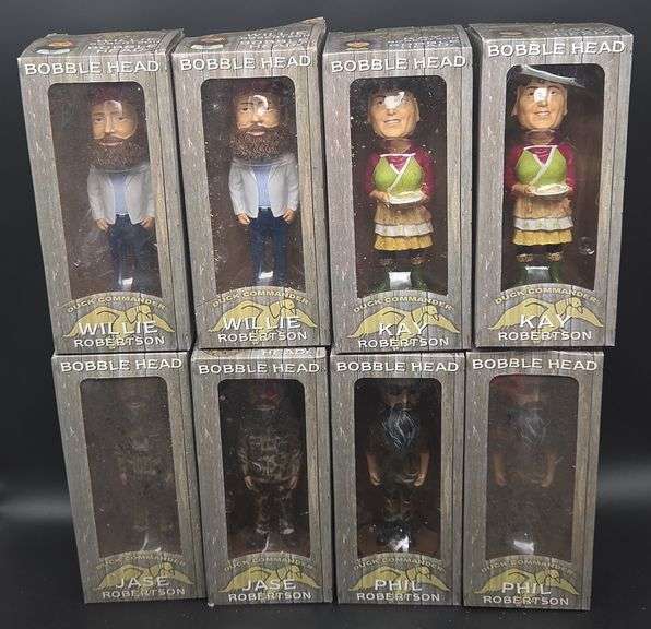 (U)(8) Duck Commander Bobble Head Figurines