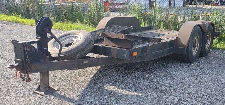 1995 International 14' Tandem Axle Equipment Trailer