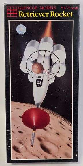 1/72 Scale Glencoe Models Retriever Rocket Model Kit - Sealed