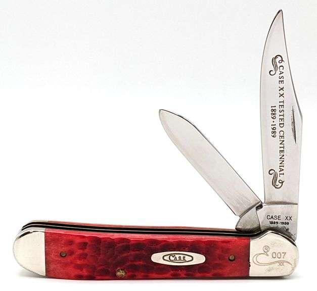 Ltd 1989 Case XX Centennial Set 1 of 500 Red Bone Copperhead R6249 ...