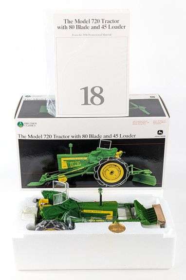 1/16 Ertl John Deere Model 720 Tractor w/ 80 Blade & 45 Loader Precision Classics #18