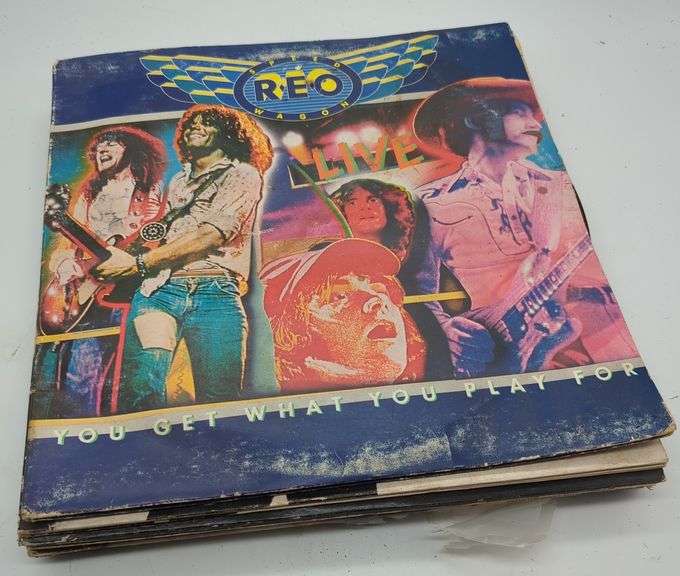 (U) Vinyl albums includes Pat Benatar,Reo Speedwagon, Frampton and more.