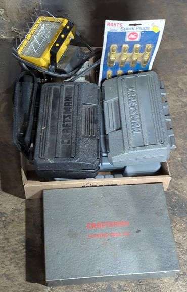 (U) Craftsman tool sets with spark plugs and more.
