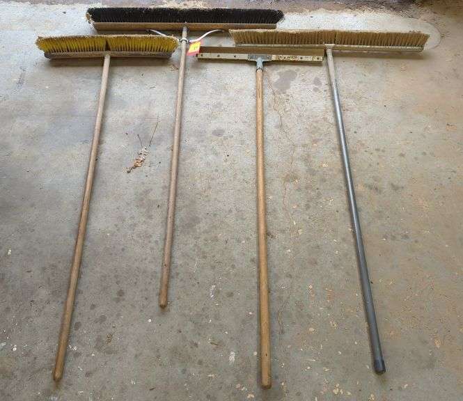 Shop Brooms (24"-36") Wide & Shop Floor Squeegee 24" Wide