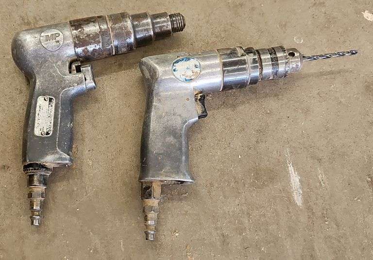 (2) Air Operated Hammer Drill & Driver Drill