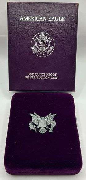 (J) American Eagle One Ounce Proof Silver Bullion Coin