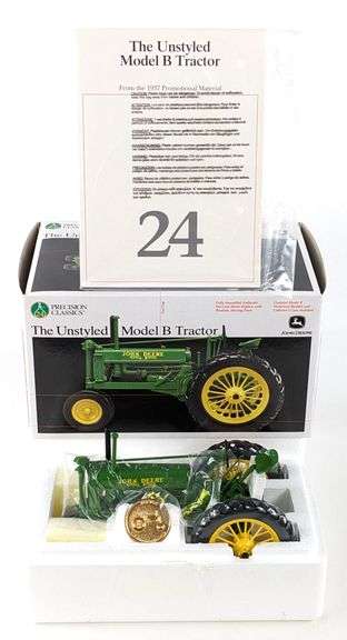 1/16 Ertl John Deere Unstyled Model B Tractor Precision Classics #24