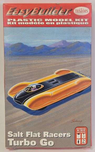 1/32 Scale Testors Salt Flat Racers Turbo Go Model Kit