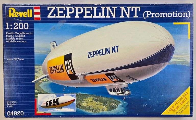 1/200 Scale Revell Zeppelin NT CAT / Caterpillar Promotional Blimp Model Kit - NIB