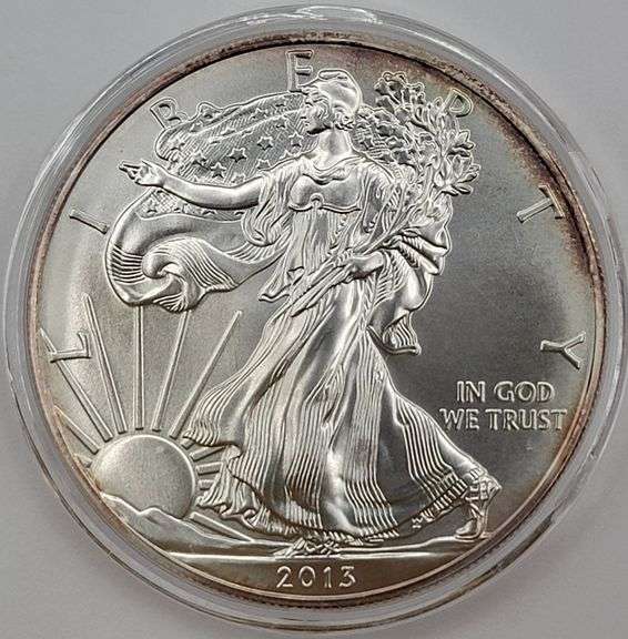 2013 United States American Silver Eagle 1 Ounce .999 Fine Silver $1 Coin