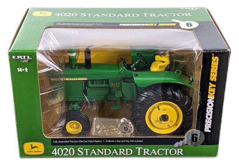 1/16 Ertl John Deere 4020 Standard Tractor Precision Key Series #6