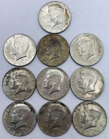 (J) 1965-1969 Silver Half Dollar Coins