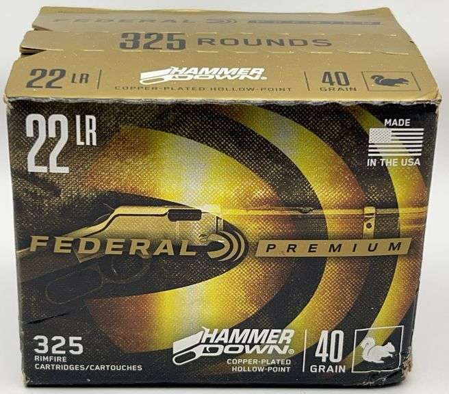 Federal HammerDown .22 LR Rimfire Cartridges