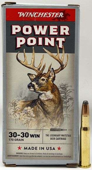 Winchester Super-X Power Point .30-30 WIN Centerfire Cartridges
