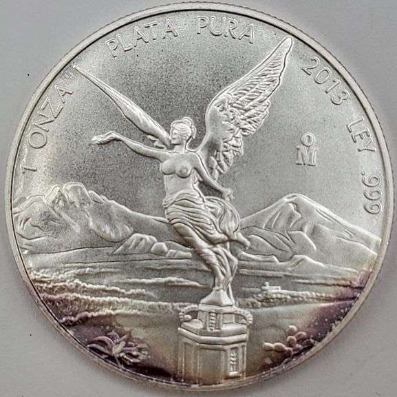 2013 Mexico Silver Libertad 1 Ounce .999 Fine Silver Coin