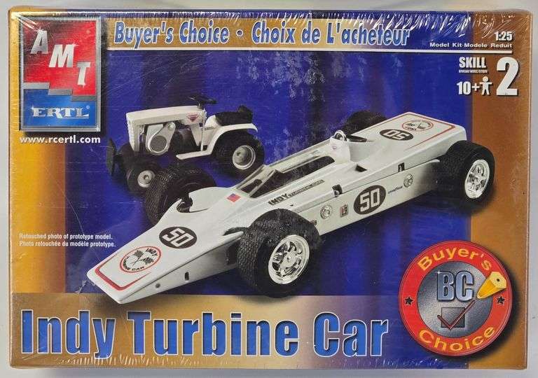 1/25 Scale AMT Ertl Indy Turbine Car Model Kit - Sealed