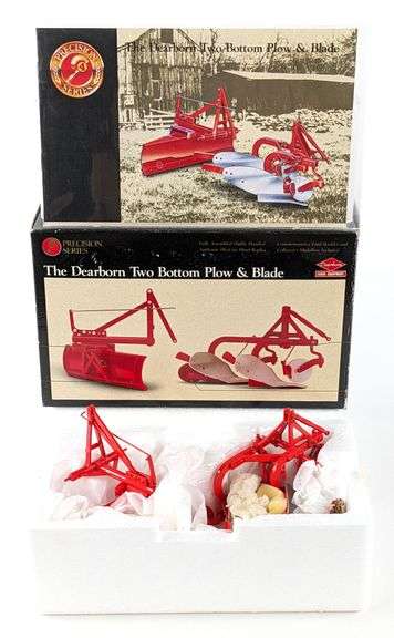 1/16 Ertl Ford Dearborn Two Bottom Plow & Blade Precision Series #4